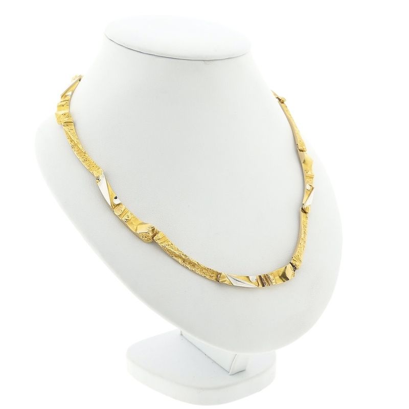 Image 3 of Gold Lapponia necklace; Cimignano | 41 cm