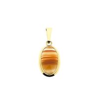 Vintage gold pendant with bandagate