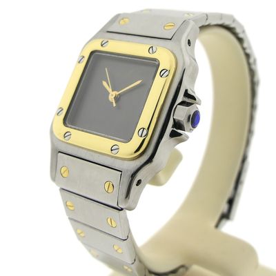 Image 2 of Cartier Santos Automatic; Vintage ladies watch