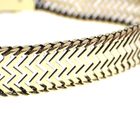 Image 2 of Gold zigzag link bracelet | 19 cm