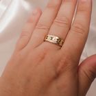 Image 4 of Gold ring with diamonds | 0.01 ct.