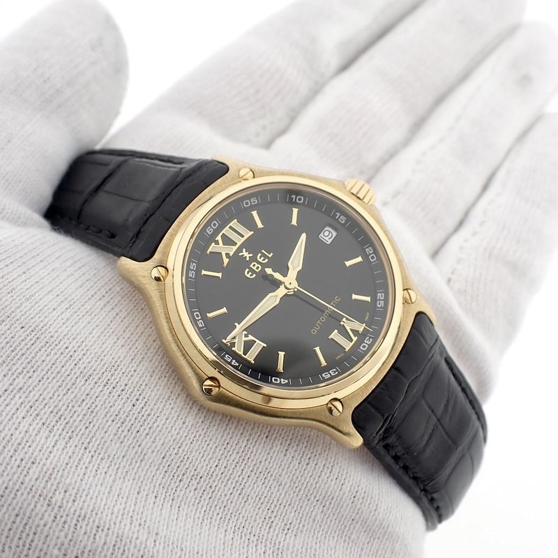 Image 4 of Ebel 1911 automatic; Automatic 18k gold watch