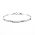 Image 1 of White gold fantasy link bracelet