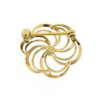 Image 6 of Golden floral brooch