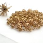 Image 3 of 18K Vintage Gold Fantasy Link Chain | 76 cm