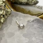 Image 2 of White gold pendant with diamond | 0.23 ct.