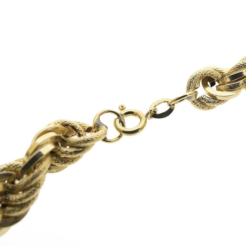 Image 4 of Gold twisted link bracelet