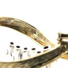 Image 6 of Gold brooch with diamonds; 0.26 ct.