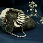 Image 2 of Silver Queen Wilhelmina coin bracelet | 17 cm