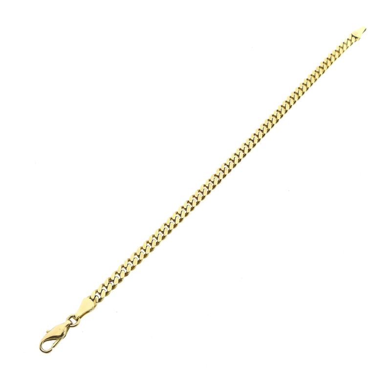 Image 7 of Gold Gourmet Link Bracelet; 14 Karat; 20 cm