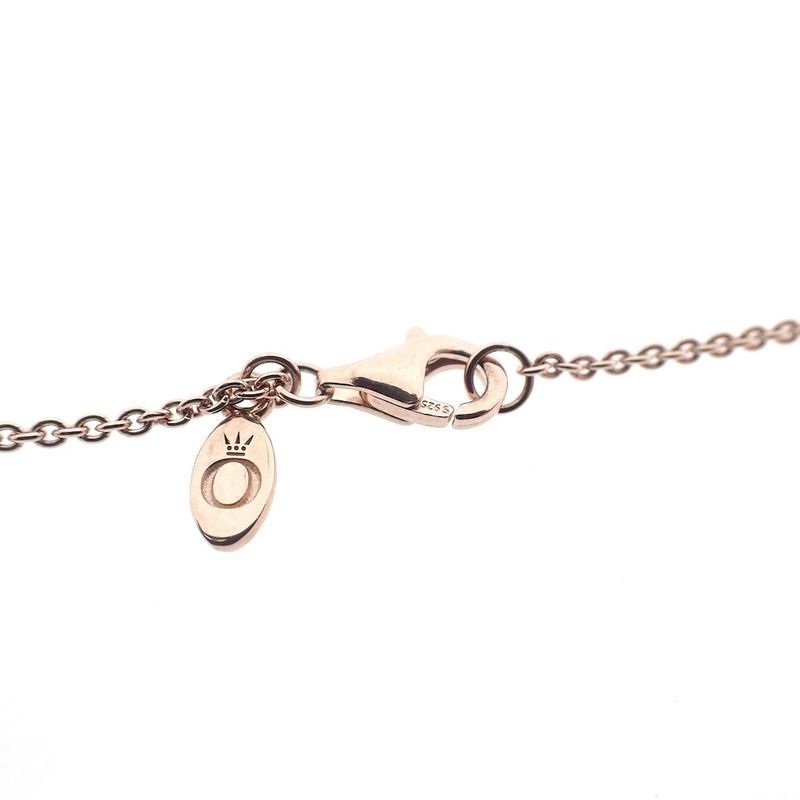 Image 8 of Pandora anchor link necklace with panther pendant; Rose gold plated; | 50 - 60 cm