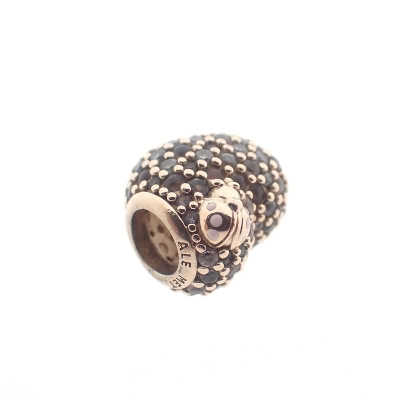 Image 6 of Pandora Moments charm; Rose gold plated; Pavé Heart