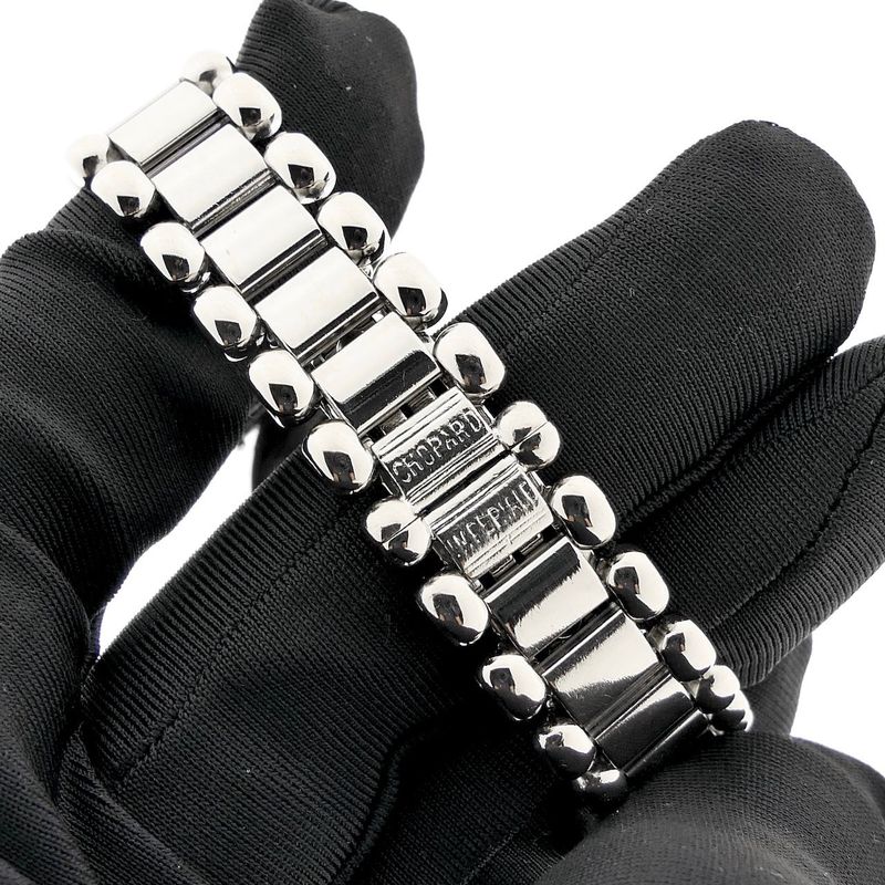 Image 10 of Chopard Imperiale 4156; Exclusive 18k White Gold Ladies Watch with Diamonds