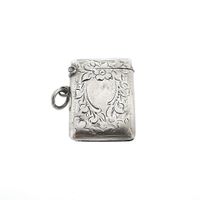 Silver matchbox/tinderbox; Antique