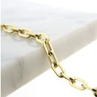 Image 3 of Gold anchor link bracelet | 19.5 cm