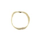 Image 3 of Vintage two-tone gold panther link bracelet
