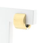 Image 4 of Two-tone gold hinged hoop earrings, pavé, with diamonds; approx. 0.51 ct.