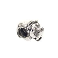 Pandora charm; Silver; Hippo