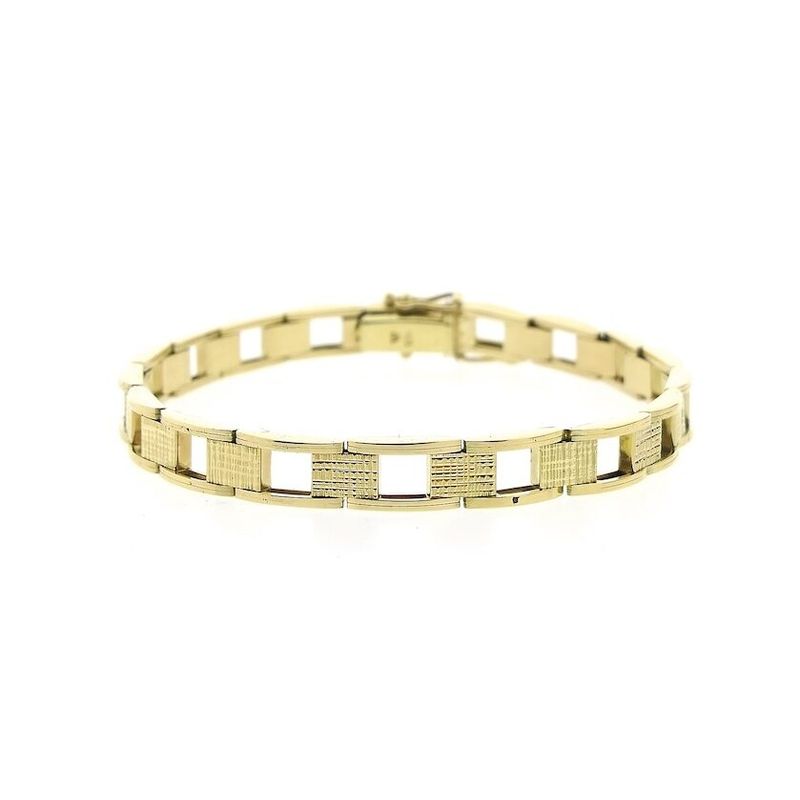 Image 1 of Golden fantasy link bracelet.