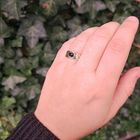 Image 4 of Gold ring with garnet stones | Vintage