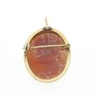 Image 5 of Vintage gold brooch/pendant with cameo