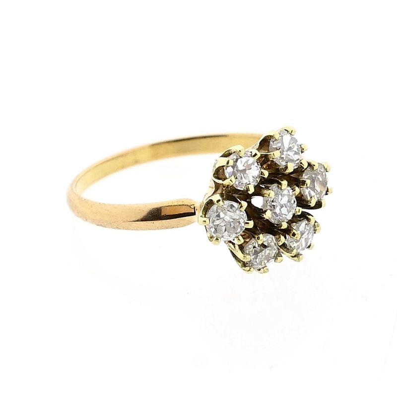 Image 5 of Gold Ring with Diamond; 0.77 ct.; 18K; Size 17.5