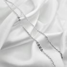 Image 6 of Silver long anchor link necklace | 70 cm