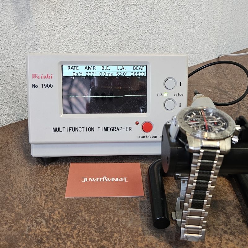 Image 16 of Raymond Weil Nabucco Titanium 7800-TCF-05207; Automatic chronograph men's watch