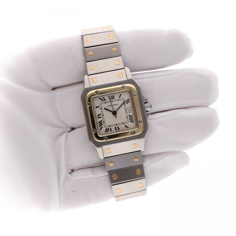 Afbeelding 7 van Cartier Santos 'Spider Dial' 2961; Vintage Automatisch Horloge