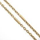 Image 3 of Gold anchor link chain with bars