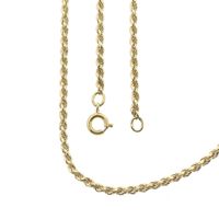 Gold twisted link chain