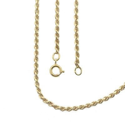 Image 1 of Gold twisted link chain
