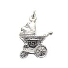 Image 1 of Silver charm; Stroller