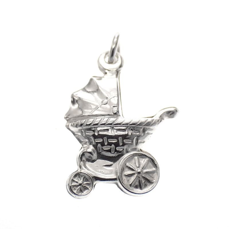 Image 1 of Silver charm; Stroller