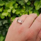 Image 8 of White gold Cartier moonstone ring