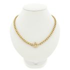 Image 1 of Gold jasseron link necklace | 45.5 cm