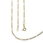 Image 1 of Two-tone gold Figaro link chain | 51.5 cm