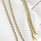 Image 7 of Gold twisted link chain