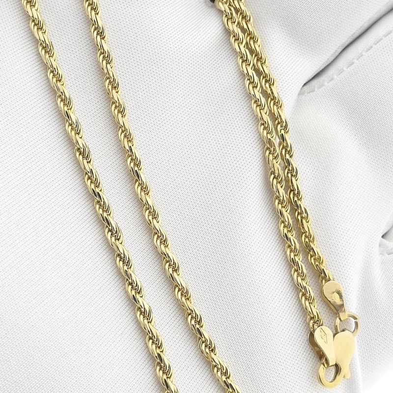 Image 7 of Gold twisted link chain