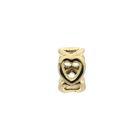 Image 6 of Pandora charm; Gold; Open Heart Charm