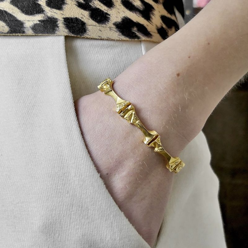 Image 10 of Gold Lapponia bracelet; Mukka | 17 cm