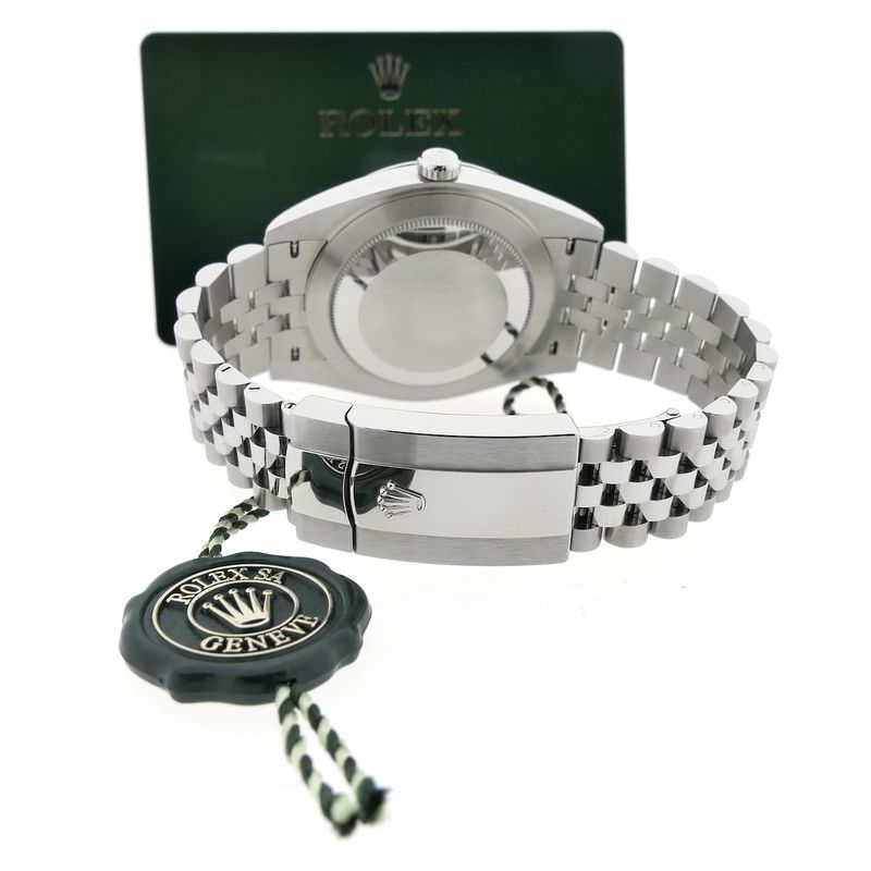 Image 19 of Rolex Datejust 41mm 'White Stick Dial' 126300; Automatic men's watch