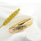 Image 2 of Two-tone gold bangle bracelet; Size M/L