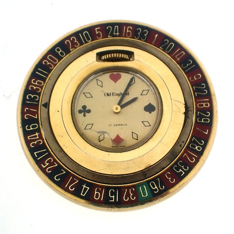Image 1 of Old England 'Roulette Watch'; Casanova Club pocket watch