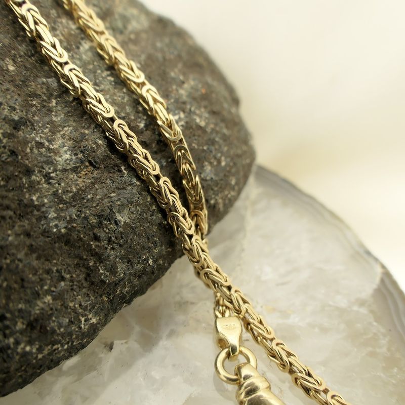Image 2 of Gold king's link bracelet | 20 cm