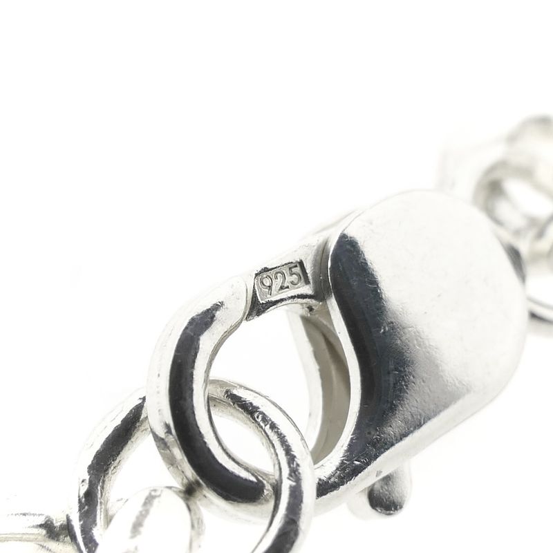 Image 4 of Silver robust gourmet link chain | 50 cm