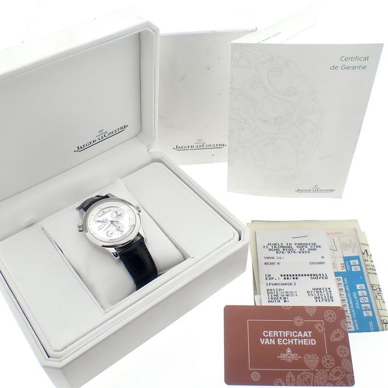 Image 2 of Jaeger LeCoultre Master Geograpic; GMT Manufacture watch