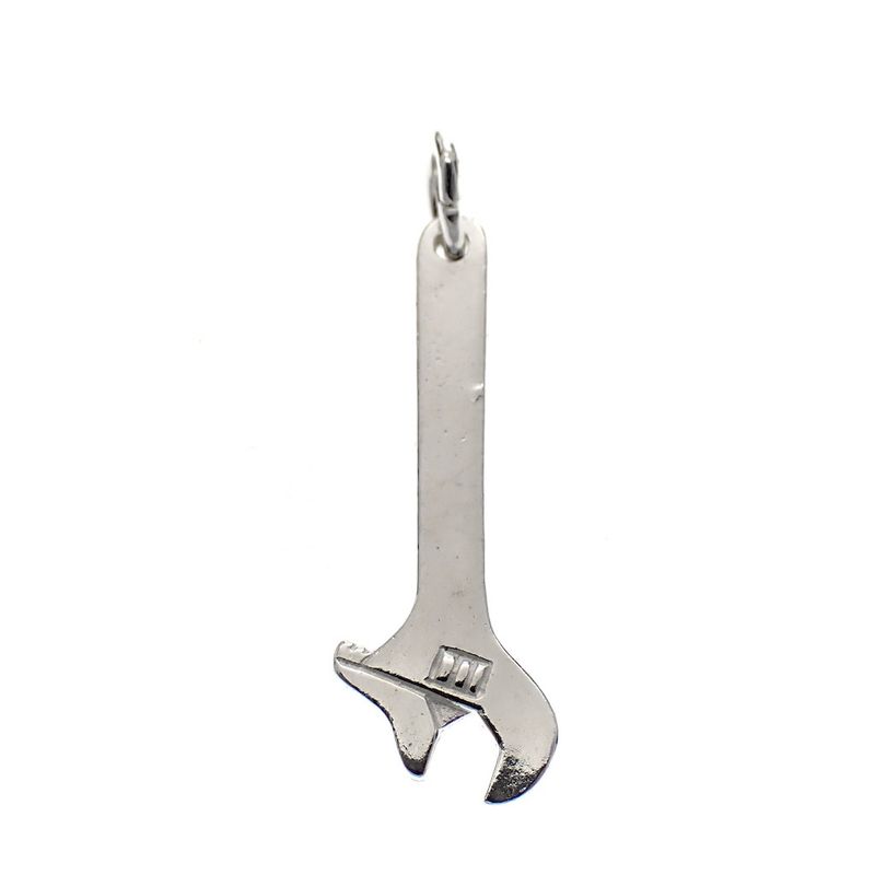 Image 1 of Silver charm; Wrench