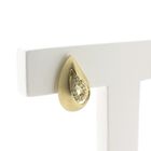 Image 3 of Gold stud earrings with zirconia