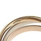 Image 7 of 18 ct. Tricolor gold trinity ring
